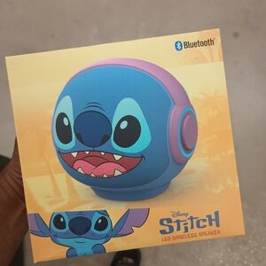 Disney Stitch Bluetooth Speaker - Blue and Purple